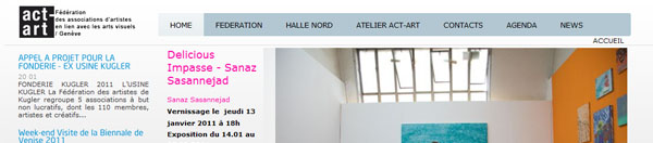page d'accueil de Cernex