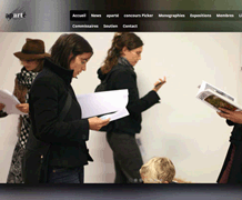 Site Joomla aparté, page d'accueil