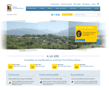 Site Joomla Arthaz PND, page d'accueil